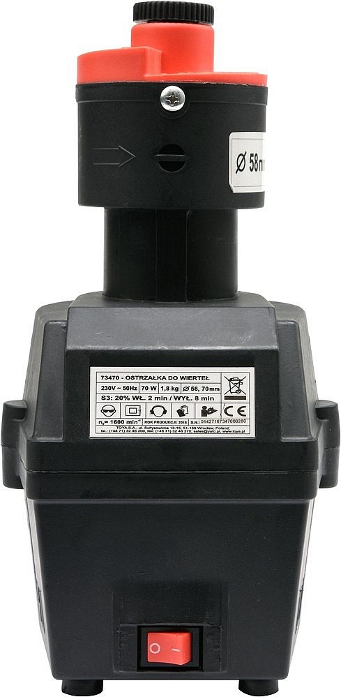 Ostřič vrtáků 3-16 mm 230V 70W (1600 ot./min) – Obrázok 3