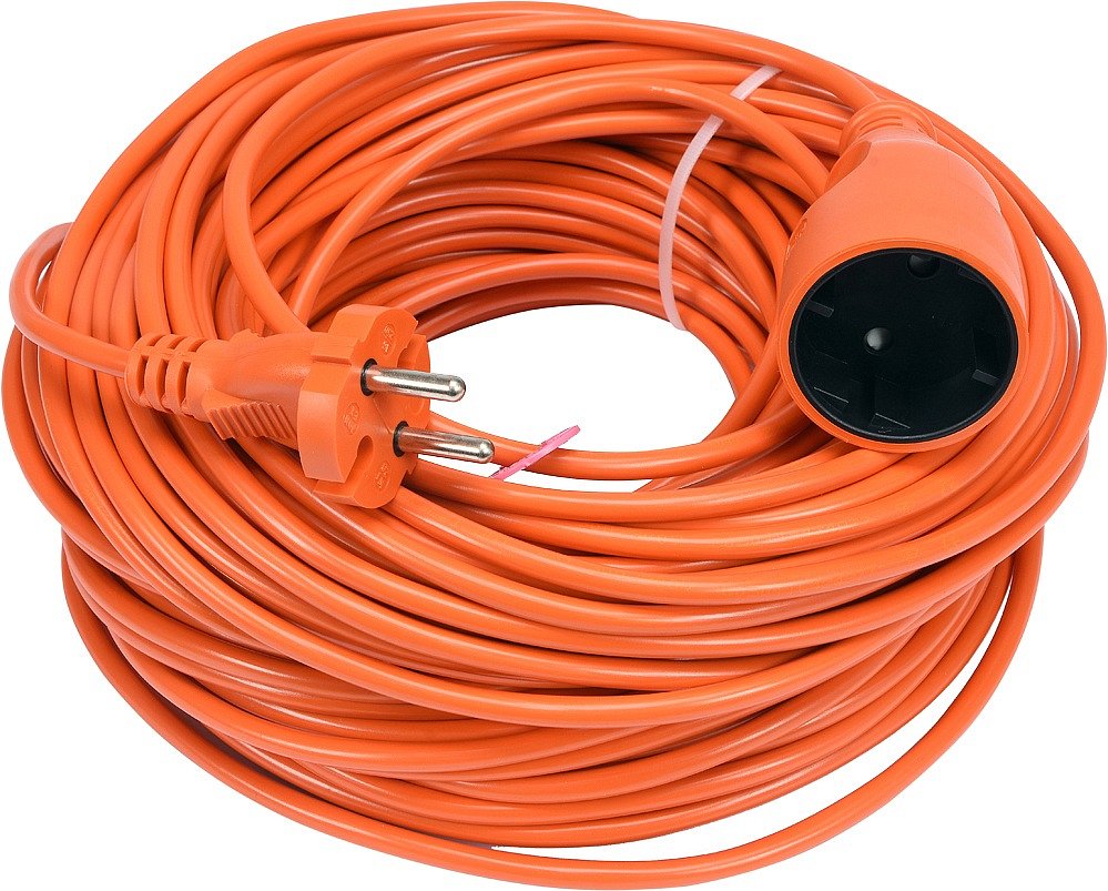 Kabel prodlužovací 40 m oranžový